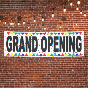 Grand Opening Business Banner