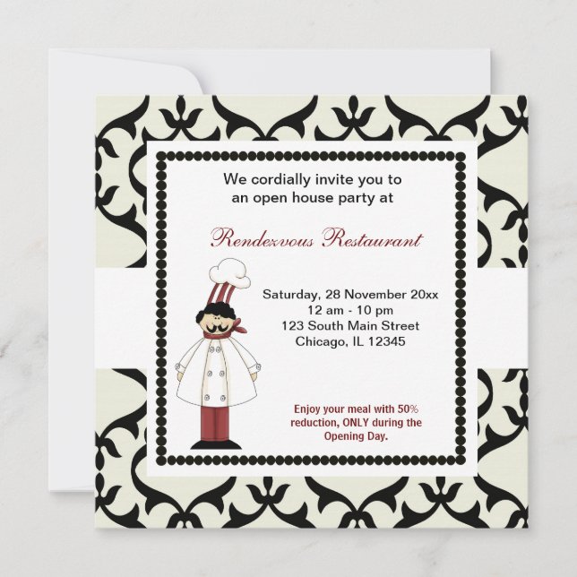 Grand Opening Invitation (Front)