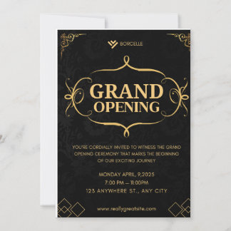 Grand opening  invitation