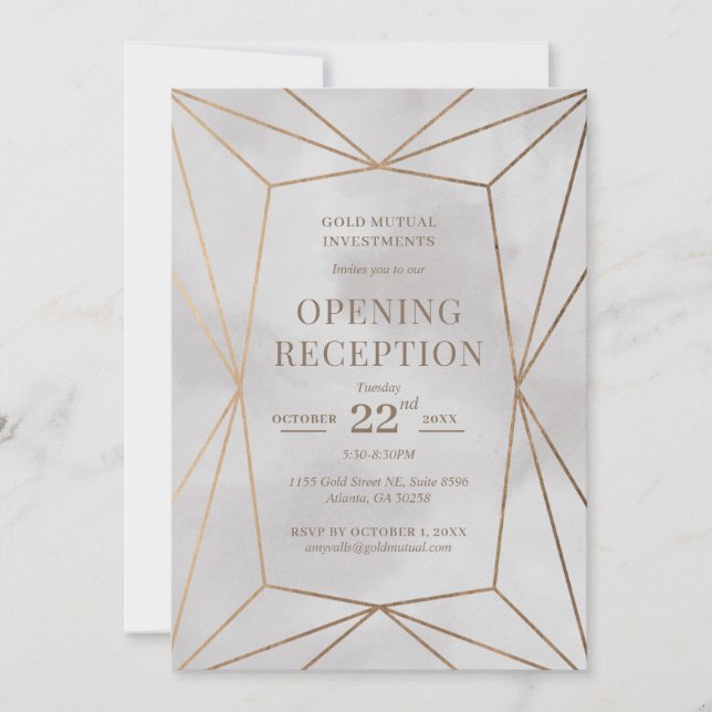 Grand Opening Reception Party Invitation (Front)