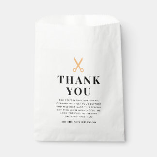 Grand Opening Ribbon Cutting Favour Bag