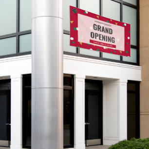 Grand Opening Small Business Promotional Banner