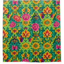 Grand Opulence Maximaliste rideau de douche