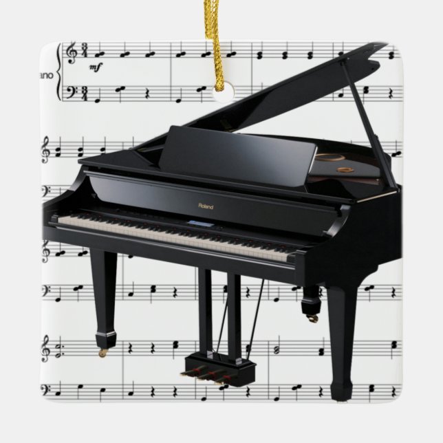 Grand ornement de piano (Devant)