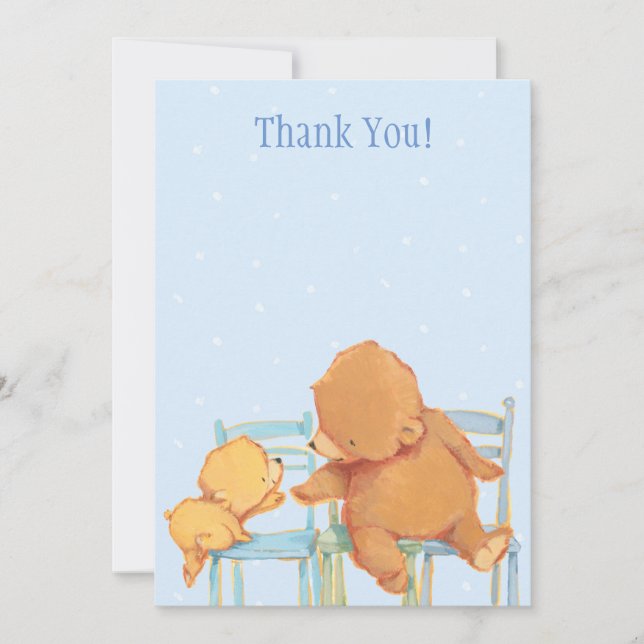 Grand ours Brown et Merci jaune d'ours (Devant)