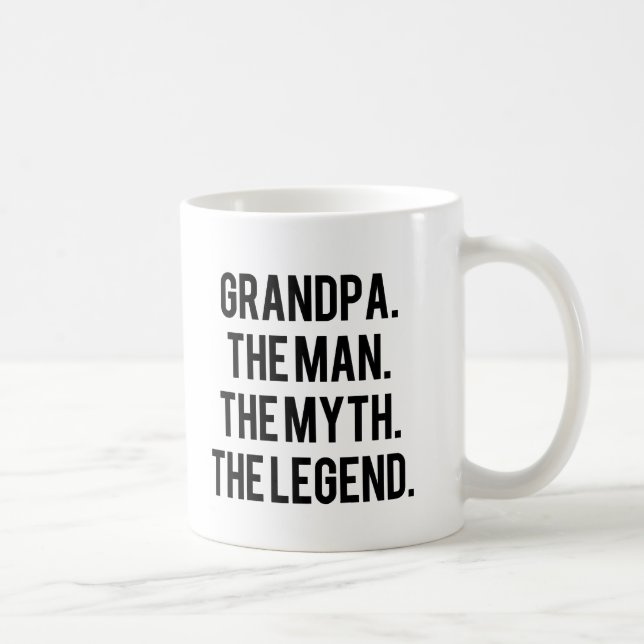 Grand-papa l'homme le mythe la tasse drôle de (Droite)