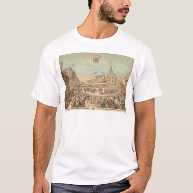 Grand Parade of the Knights Templar (1294A) T-Shirt (Front)