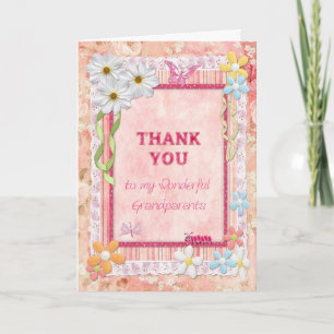 Grand-parents Mercis, carte d'artisanat
