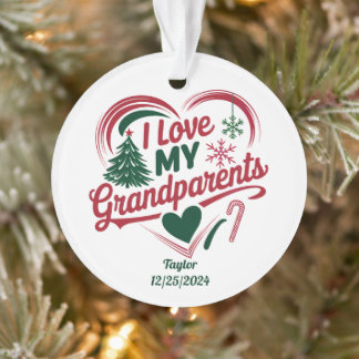 Grand-parents Noël Ornement, Grand-parent Cadeau