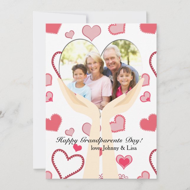 Grand-parents Special Love Carte photo (Devant)