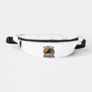 Grand Paw Grandpa Dog Retro Sunset Bandana_1 Fanny Pack