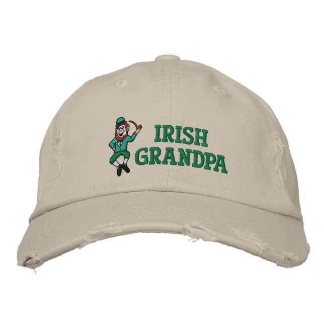 Grand-père irlandais Casquette brodé (Devant)