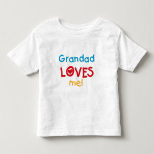 Grand-père m'aime T-shirts et cadeaux