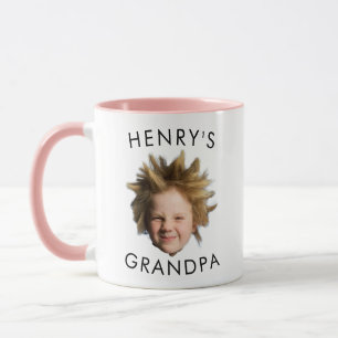 Grand-père Mug Cadeau, Personnalisé Baby Face Phot