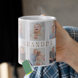 Grand-père Mug personnalisé | Photos personnalisée