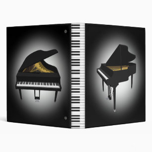 Grand Piano 3D Model: Custom Binder