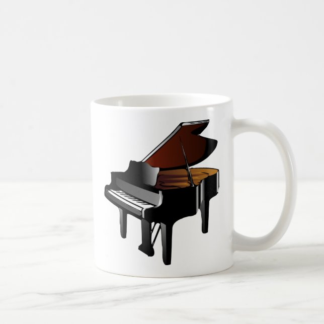 Grand Piano Coffee Mug (Right)