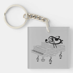 Grand piano et Ludwig van Beethoven, notes de musi
