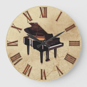 Grand Piano Music-Lover's Wall Clock