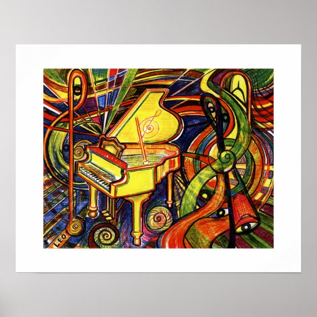 Grand Piano Poster (Front)