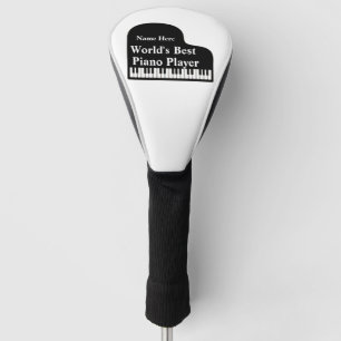 Grand Piano World's Best Piano Player Golf Head Cover