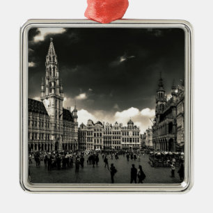 Grand-Place, Brussels, Belgium Metal Ornament