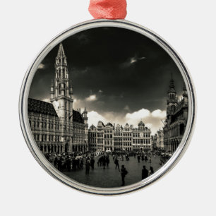 Grand-Place, Brussels, Belgium Metal Ornament