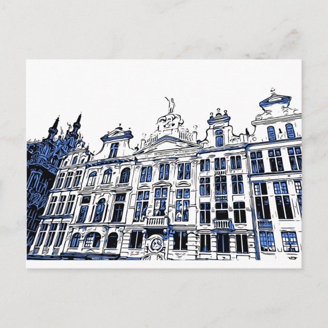 Grand-Place, Bruxelles, Belgique - Carte postale (Devant)