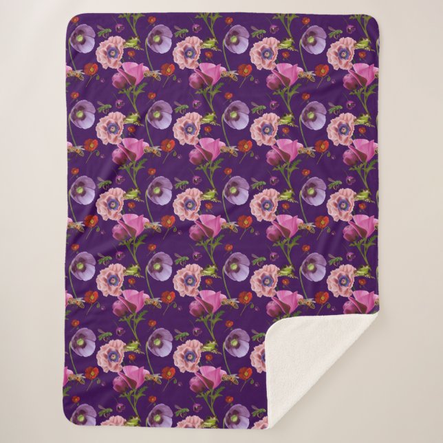 Grand plaid floral (Devant)