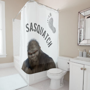 GRAND PORTRAIT SASQUATCH PORTRAIT Douche rideau