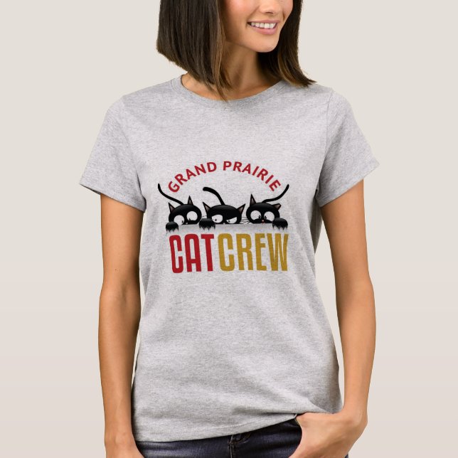 Grand Prairie CAT CREW tee shirts (Front)