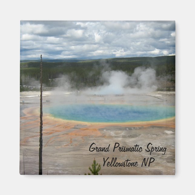 Grand Prismatic Spring Magnet (Front)