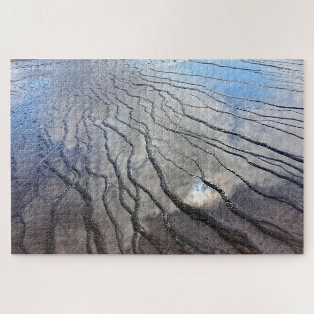 Grand Prismatic Spring Reflections Jigsaw Puzzle (Horizontal)