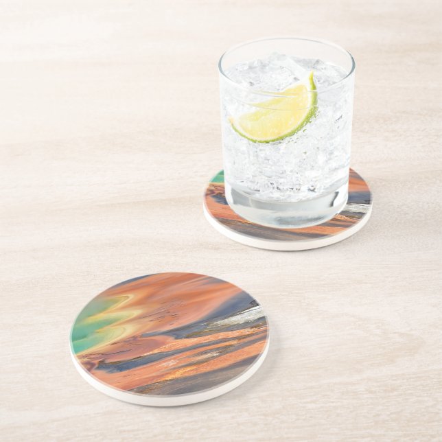 Grand Prismatic Spring Runoff Coaster (Side)