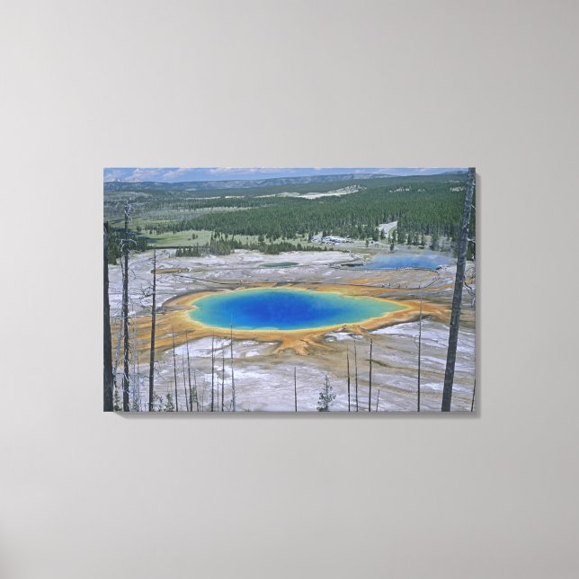 Grand Prismatic Spring, Yellowstone National Park, Canvas Print (Front)