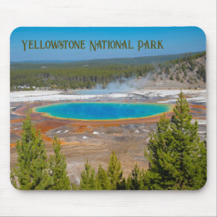 Grand Prismatic Spring Yellowstone National Park Mouse Pad