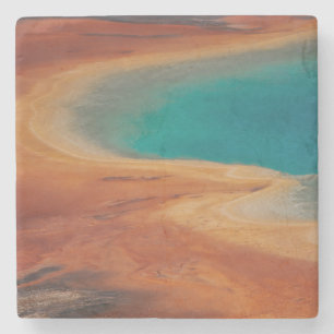 Grand Prismatic Spring Yellowstone National Park Stone Coaster