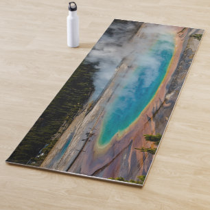 Grand Prismatic Spring Yellowstone National Park Yoga Mat