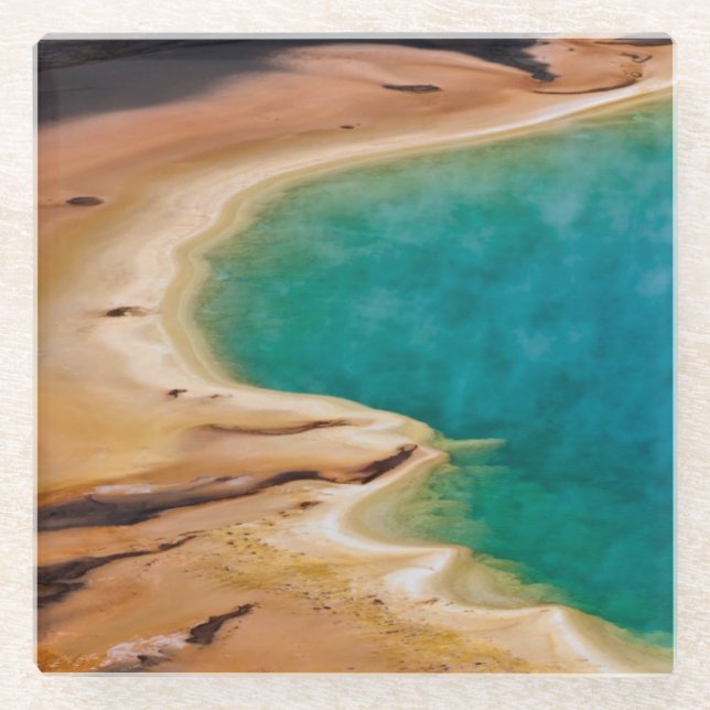 Grand Prismatic Symphony Glass Coaster (Front)