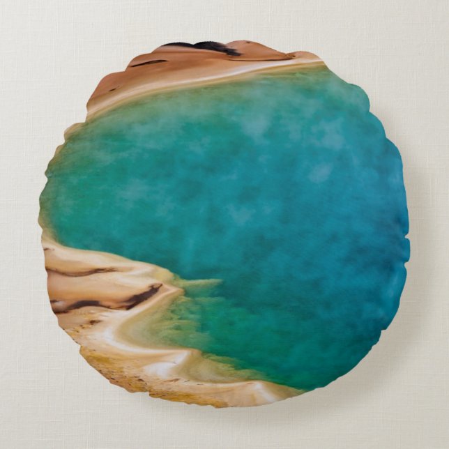 Grand Prismatic Symphony Round Pillow (Front)