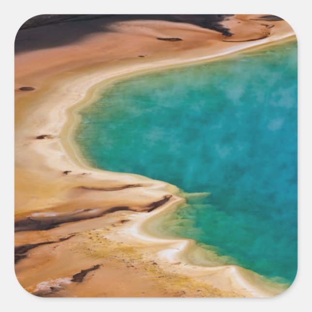 Grand Prismatic Symphony Square Sticker (Front)