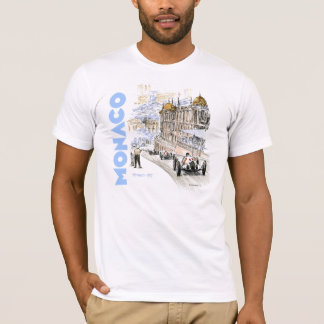 Grand Prix de Monaco 1937 - Blue text T-Shirt