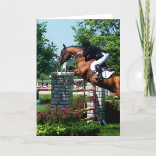Grand Prix Horse Greeting Cards