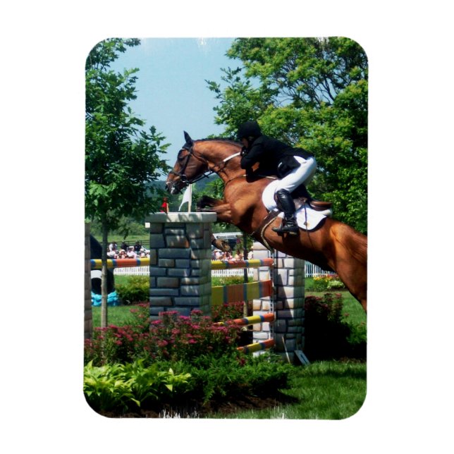 Grand Prix Horse Premium Magnet (Vertical)