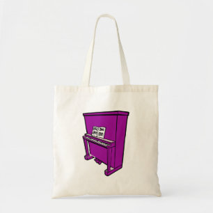 grand purple upright piano with music.png tote bag