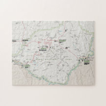 Grand puzzle de carte de courbure (le Texas)