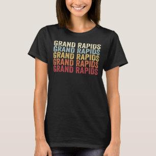 Grand Rapids Michigan Grand Rapids MI Retro Vintag T-Shirt