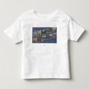 Grand Rapids, Michigan - Large Letter Scenes 2 Toddler T-shirt