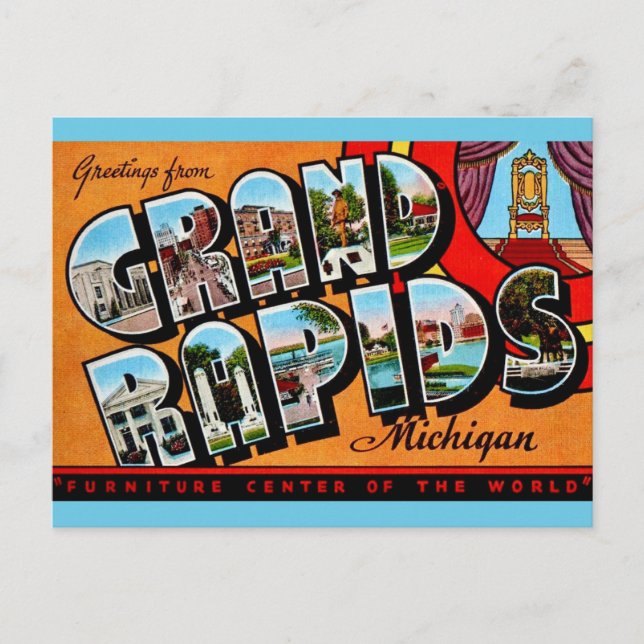 Grand Rapids Postcard (Front)
