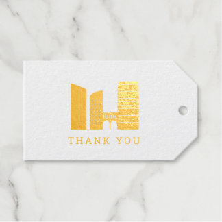Grand Rapids Skyline Thank You Card Gift Tags